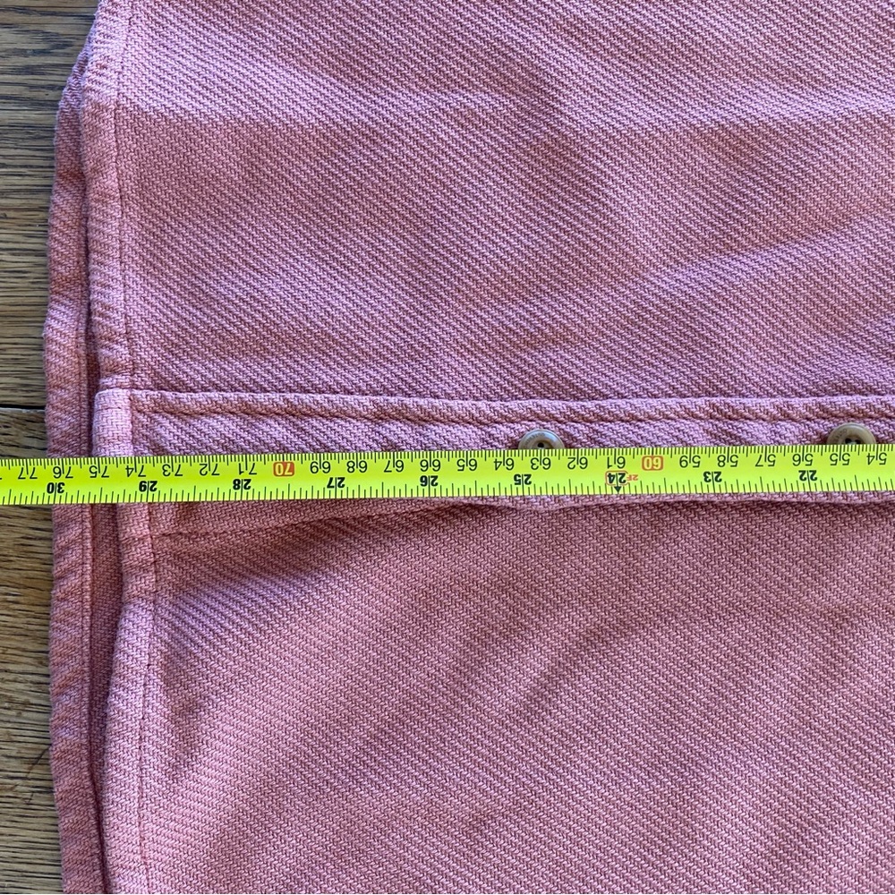 Outerknown Blanket Shirt Peach Button Down Shirt - Picture 11 of 12